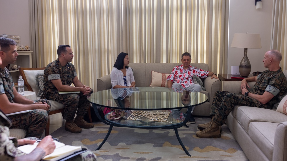 COMMARFORPAC in Palau: KLE with Republic of Palau Ambassador