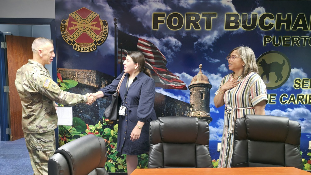 Resident Commissioner Office Staff Visits Fort Buchanan