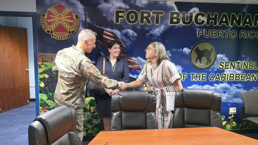 Resident Commissioner Office Staff Visits Fort Buchanan
