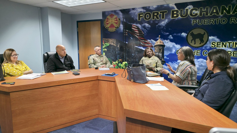 Resident Commissioner Office Staff Visits Fort Buchanan
