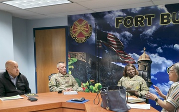 Resident Commissioner Office Staff Visits Fort Buchanan