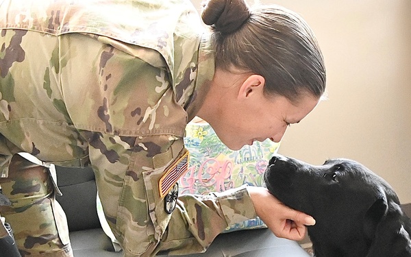 Four-Legged Teammate Joins the BJACH Behavioral Health Department