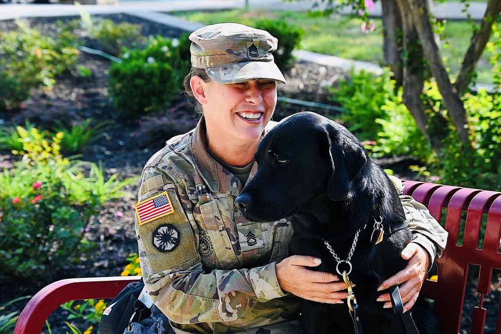 Four-Legged Teammate Joins the BJACH Behavioral Health Department