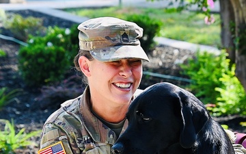 Four-Legged Teammate Joins the BJACH Behavioral Health Department