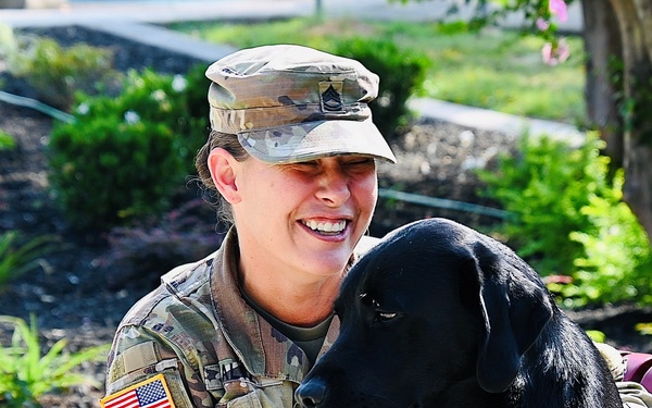 Four-Legged Teammate Joins the BJACH Behavioral Health Department