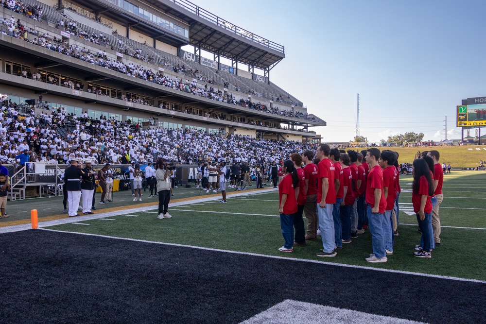 Alabama State University Marine Corps Oath of Enlistment Ceremony