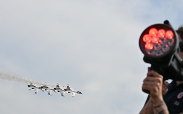 U.S. Air Force Thunderbirds perform at the 2025 Joint Base Andrews Air Show