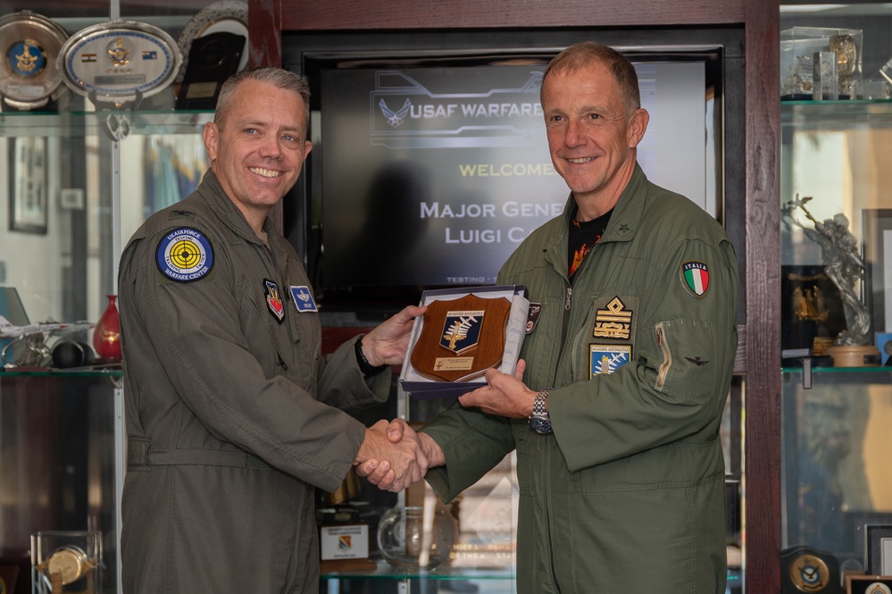 Italian Air Force Academy tours Nellis AFB
