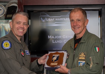 Italian Air Force Academy tours Nellis AFB