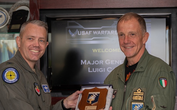 Italian Air Force Academy tours Nellis AFB