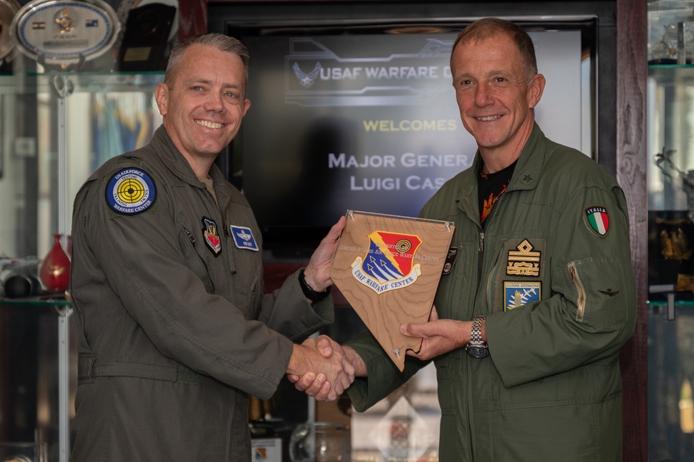 Italian Air Force Academy tours Nellis AFB