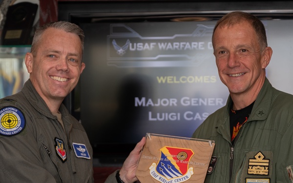 Italian Air Force Academy tours Nellis AFB