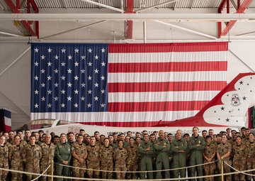 Italian Air Force Academy tours Nellis AFB