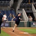 Andrews competes in the 2025 Battle of the Bases Championship Game