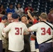Andrews competes in the 2025 Battle of the Bases Championship Game