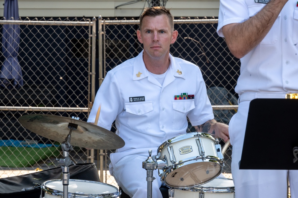 U.S. Navy Pop/Jazz Quintet Performs at the Trinidad Farmers Market