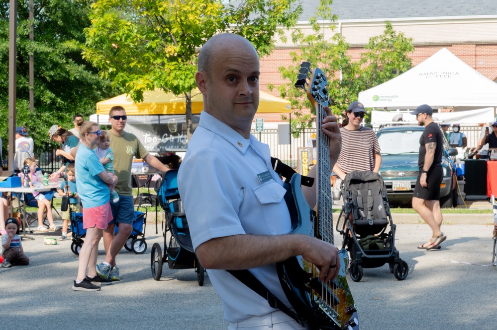 U.S. Navy Pop/Jazz Quintet Performs at the Trinidad Farmers Market