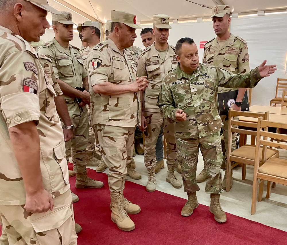 Illinois Army National Guard Soldiers Support Bright Star 25 in Egypt