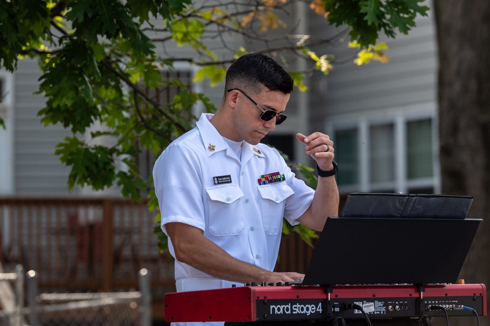 U.S. Navy Pop/Jazz Quintet Performs at the Trinidad Farmers Market