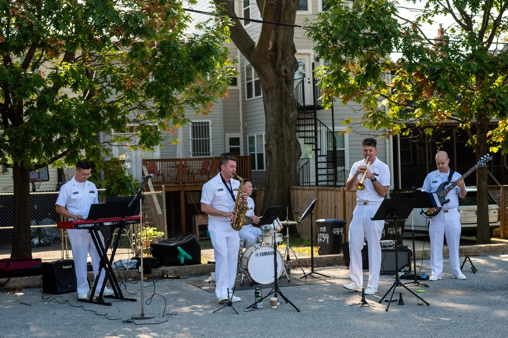 U.S. Navy Pop/Jazz Quintet Performs at the Trinidad Farmers Market