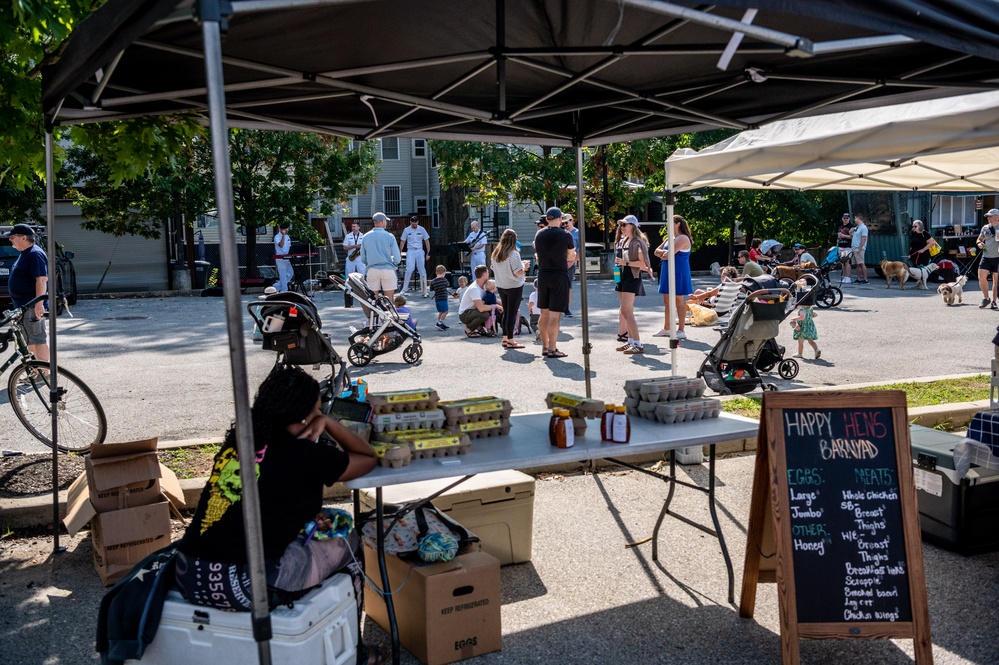 U.S. Navy Pop/Jazz Quintet Performs at the Trinidad Farmers Market