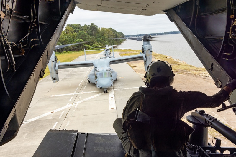 VMM-261 and HMLA-269 Flyover for UNITAS 2025 Opening Ceremony