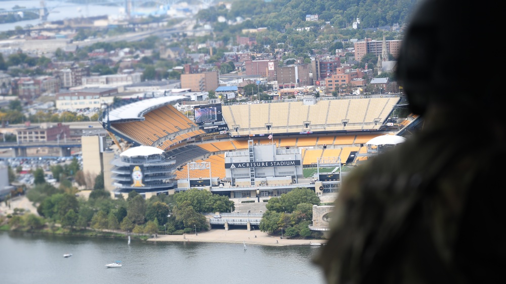 Steelers flyover