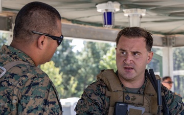 U.S. Marines with Advanced Infantry Training Battalion perform a kinetic first-person view drone range