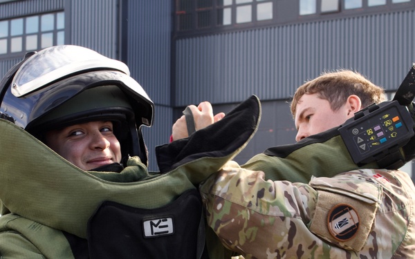 U.S. Patrol Squadrons visit Royal Danish Army, 2nd Explosive Ordnance Disposal Battalion (2 EODBTN) during Northern Challenge 2025