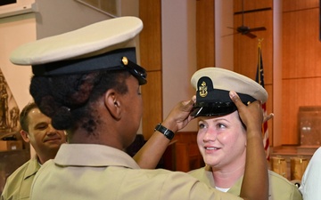 NMRTC Jacksonville Sailors pinned Chief Petty Officers