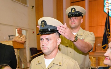 NMRTC Jacksonville Sailors pinned Chief Petty Officers