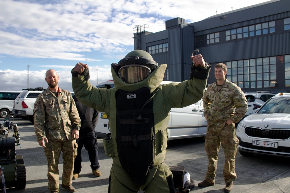 U.S. Patrol Squadrons visit Royal Danish Army, 2nd Explosive Ordnance Disposal Battalion (2 EODBTN) during Northern Challenge 2025