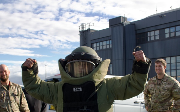 U.S. Patrol Squadrons visit Royal Danish Army, 2nd Explosive Ordnance Disposal Battalion (2 EODBTN) during Northern Challenge 2025