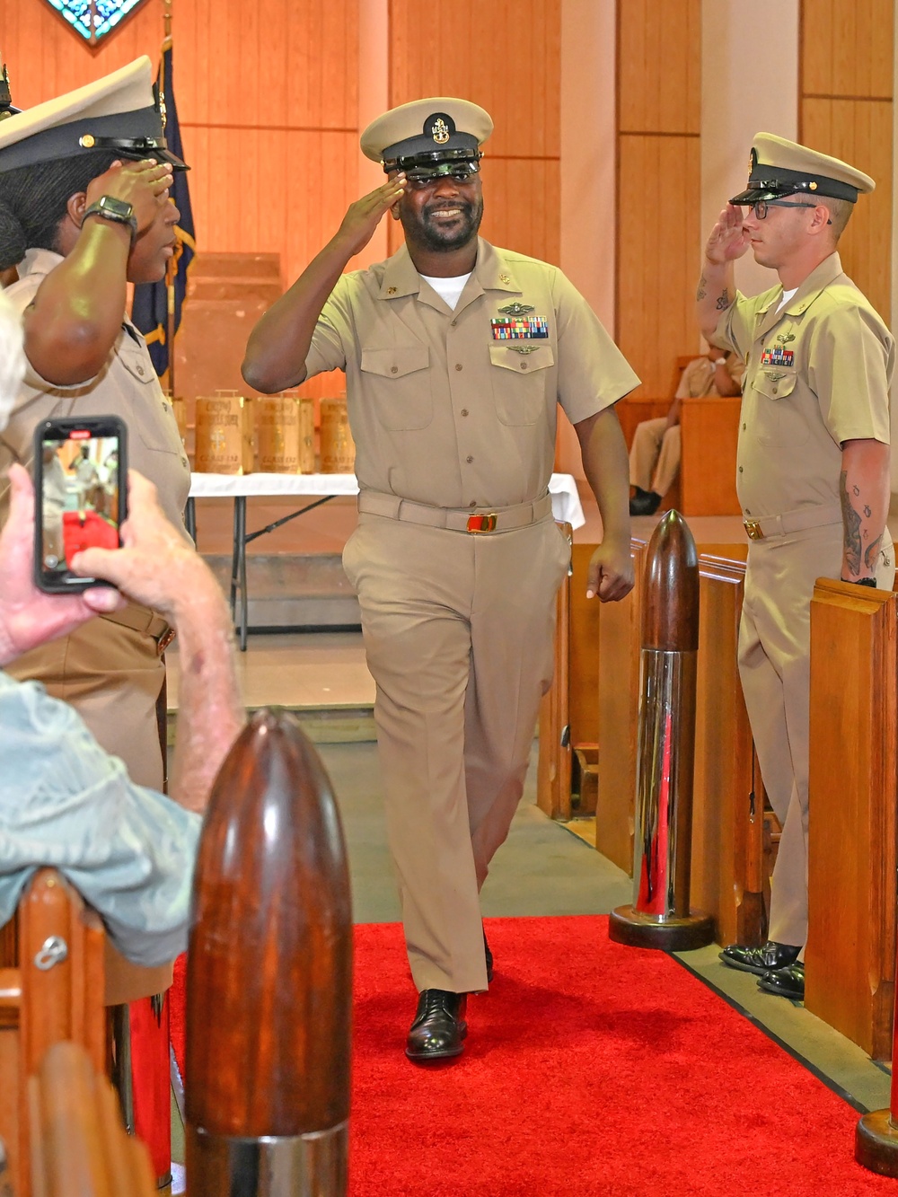 NMRTC Jacksonville Sailors pinned Chief Petty Officers