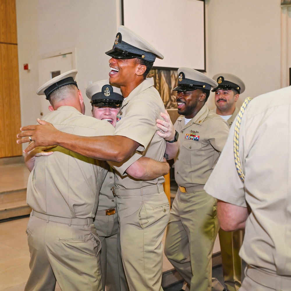NMRTC Jacksonville Sailors pinned Chief Petty Officers