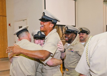 NMRTC Jacksonville Sailors pinned Chief Petty Officers