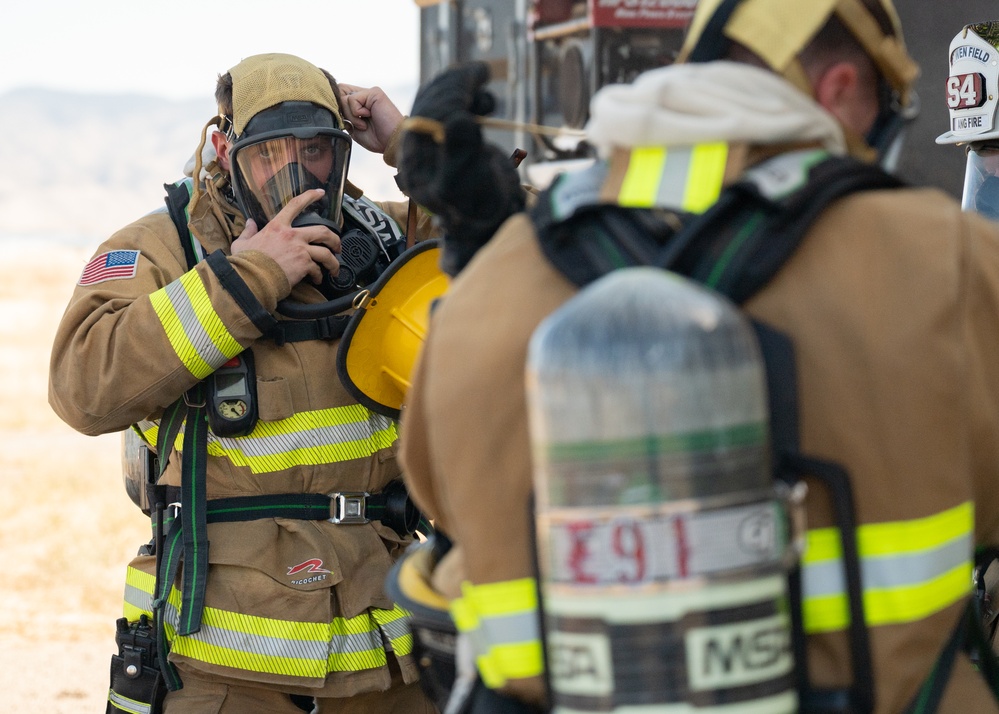 Gowen Fire conducts live fire entry training