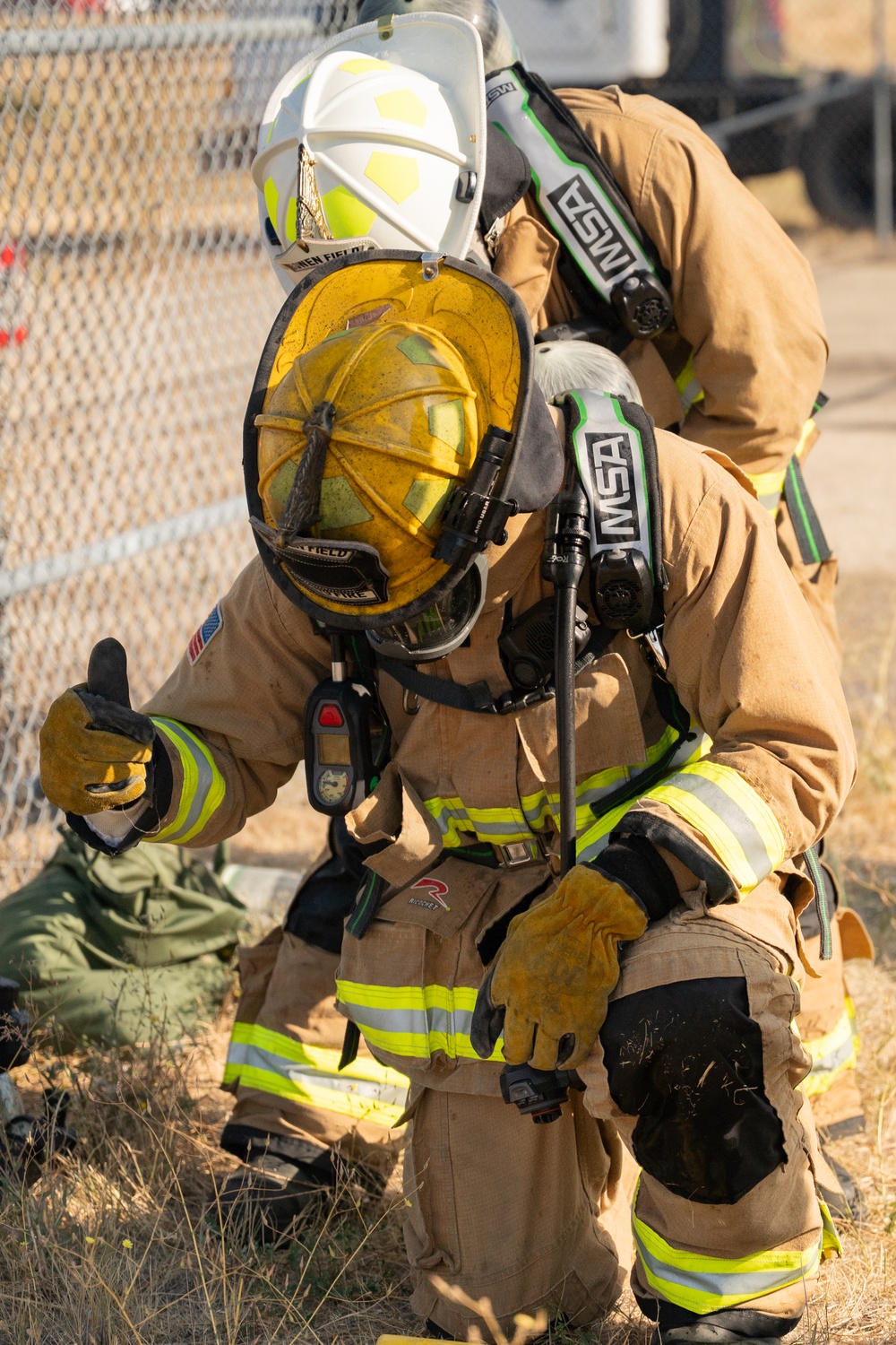Gowen Fire conducts live fire entry training Gowen Fire conducts live fire entry training