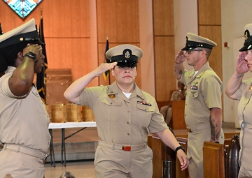 NMRTC Jacksonville Sailors pinned Chief Petty Officers