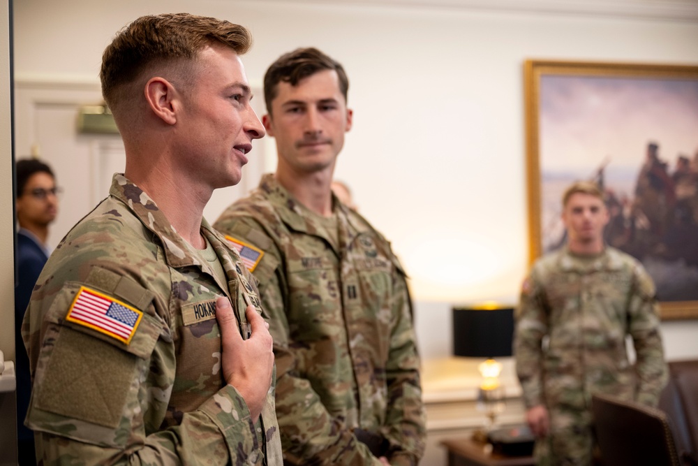 DVIDS - Images - 2025 Best Ranger Competition Winners Meet SW Hegseth ...