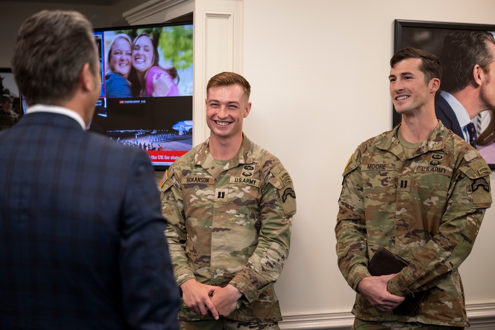 2025 Best Ranger Competition Winners Meet SW Hegseth, Tour Pentagon
