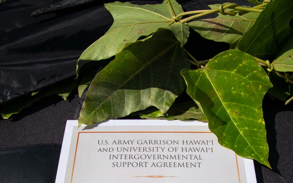 UH, USAG Hawai‘i sign agreement to deepen conservation work, expand workforce training
