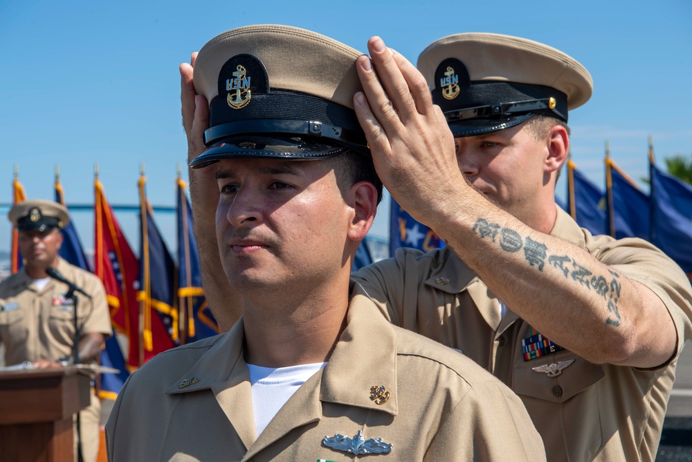 CNSP Pins Seven Chief Petty Officers