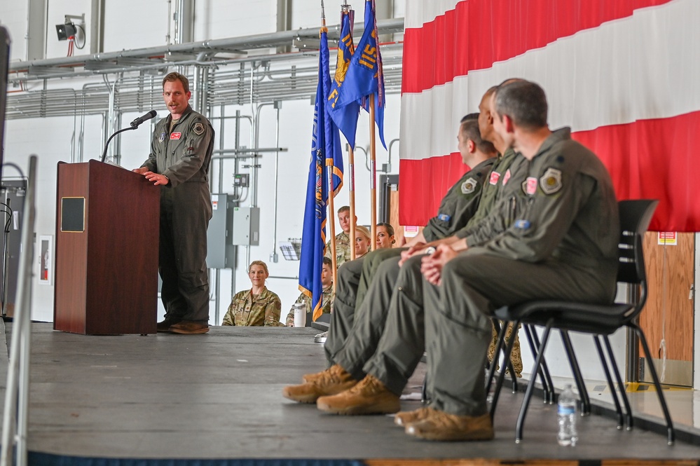 115 OSS and 176 FS Change of Command