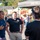 Navy Recruiters Speak With Attendee