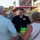 Navy Recruiter Speaks With Attendee