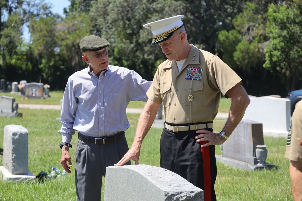 Marine Corps Deputy Commandant for Manpower and Reserve Affairs Visits Recruiting Station Tampa on Inchon Anniversary