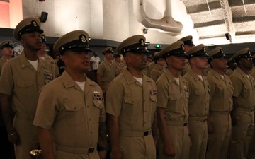COMLCSRON One Chief Petty Officer Pinning Ceremony