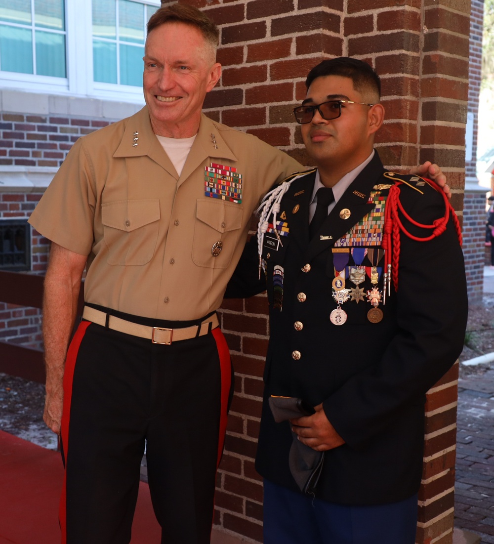 Marine Corps Deputy Commandant for Manpower and Reserve Affairs Visits Recruiting Station Tampa on Inchon Anniversary