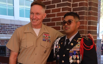 Marine Corps Deputy Commandant for Manpower and Reserve Affairs Visits Recruiting Station Tampa on Inchon Anniversary